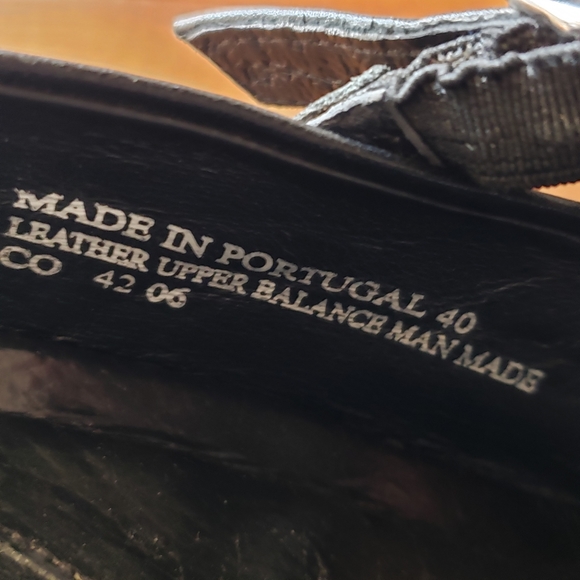 Dansko Babette Black Mary Jane Wedge Clog Shoes EU 40 - Picture 11 of 13